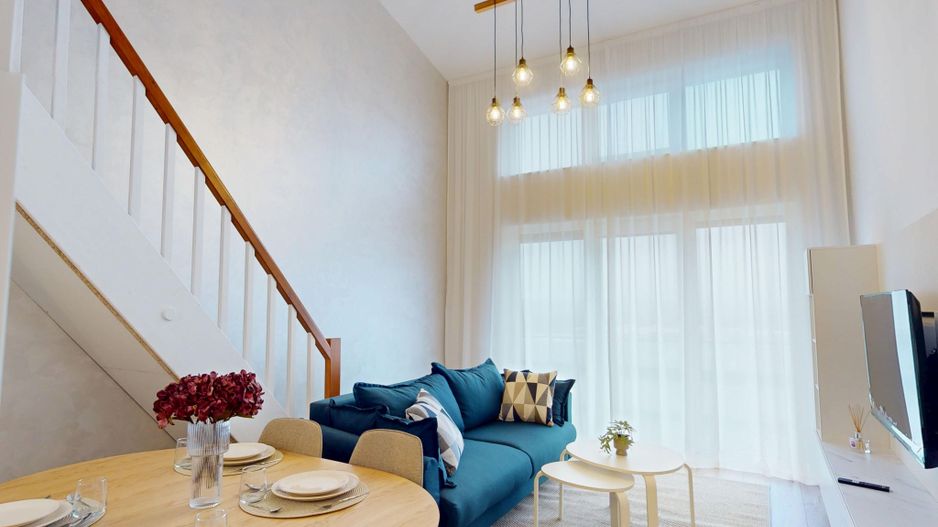 Penthouse 3 camere, 2 băi, mobilat complet, dressing - întabulat - Poză 2