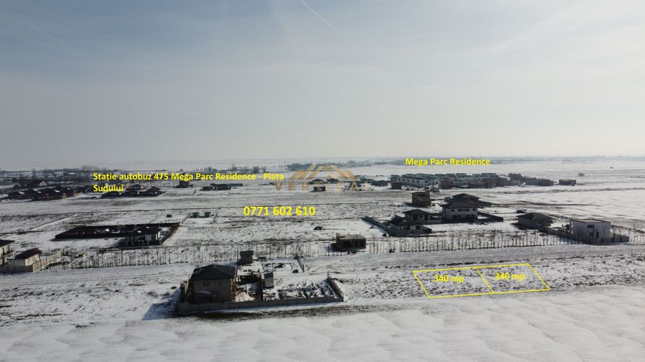 Teren 340mp, ocazie, Berceni/ Vidra - Poză 1