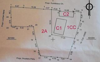 Teren de 1304 mp în Păușești, comuna Dumești, județul Iași – deschidere 36 ml, utilități la poartă - Poză 1
