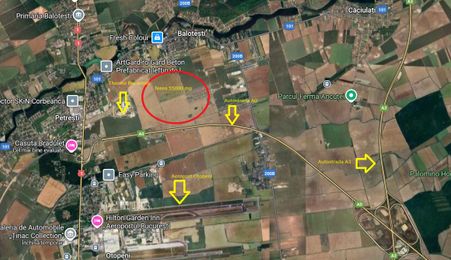 Oportunitate achizitie teren 55000 mp in Balotesti- Therme Bucuresti