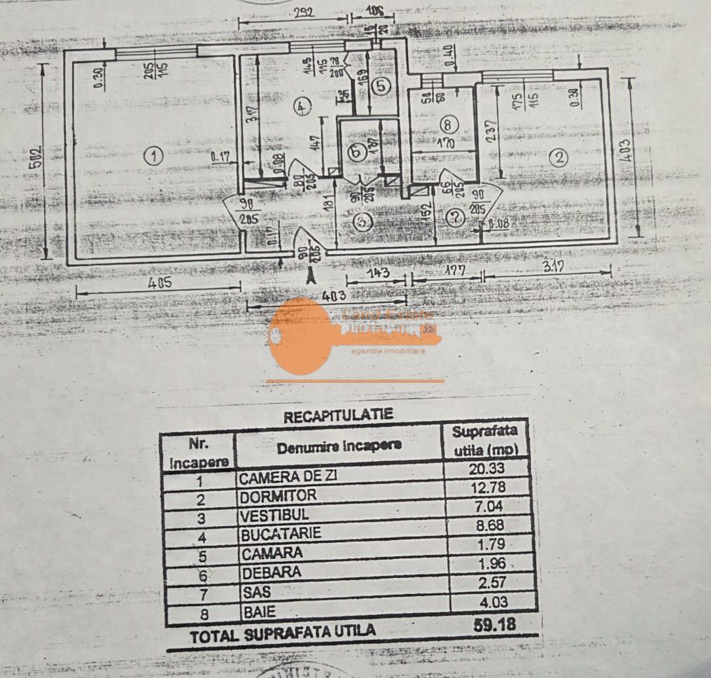 2 camere cu rentrala Sebastian - Schiță 16