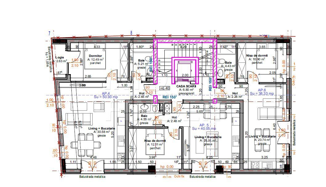 Vanzare 2 camere 59 mp + terasa 18 mp,  Marasti, zona benzinaria MOL - Poză 3