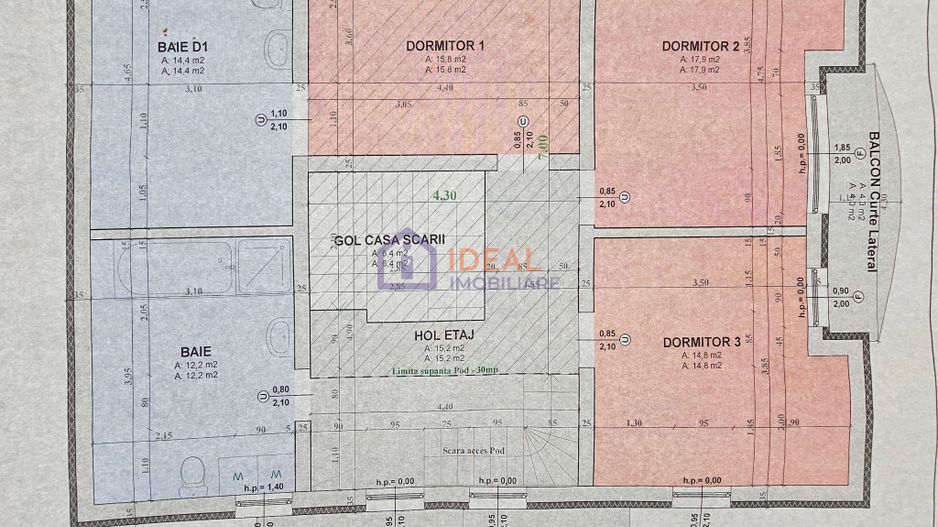 Casa Individuala La Cheie cu 5 camere si 566 mp teren, in Cisnadie - Schiță 31