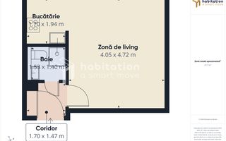 Apartament 1 camera, boem, chiar in centrul Timișoarei - Poză 19