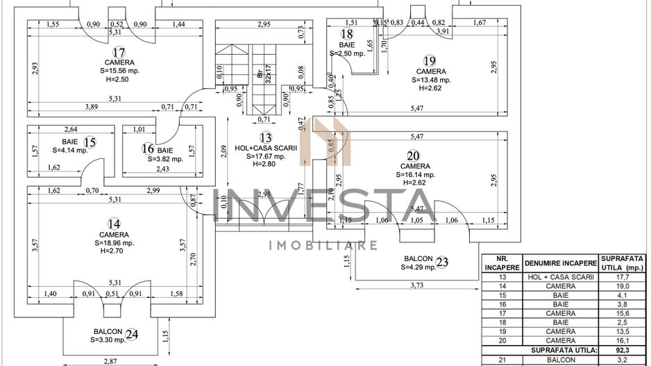 Casa individuala cu teren de 1150mp | 258mp utili | 6 camere | Europa - Schiță 19