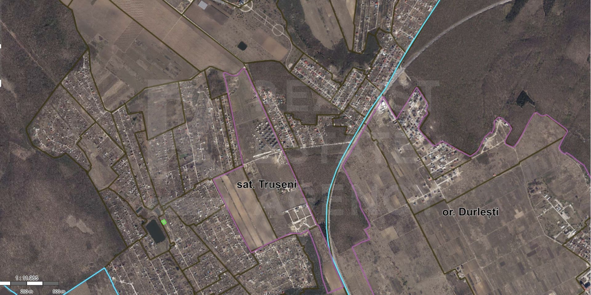 Vânzare, teren, 618 mp, com. Trușeni - Poză 4