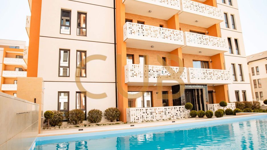 FUTURE RESIDENCE - 2cam DEOSEBIT complet mobilat+utilat|piscina,lift| - Poză 15