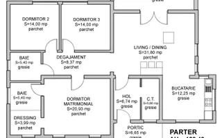 Casa noua parter, 4 camere, teren 616 mp, zona dealuri Oradea, VANZARE - Poză 16