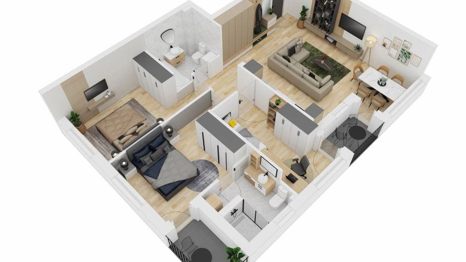 Apartament 4 camere – Șelimbăr, str. Doamna Stanca - Poză 3