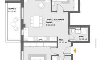 -Apartament-3 camere -2 bai- - Poză 16