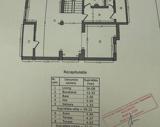 Vila D+P+ E1+M || CURTE PROPRIE SI GARAJ || EXPOZITIEI - Schiță 24