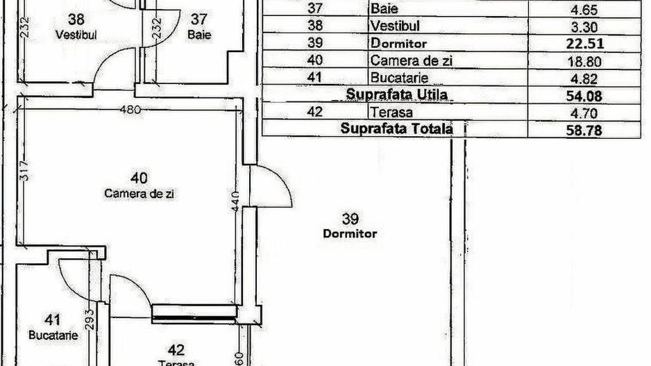 AP. 2 CAMERE LACUL MORII, BLOC NOU, CENTRALA, MOBILAT/UTILAT MODERN - Schiță 14