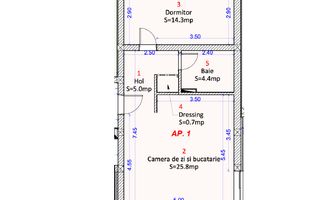 Apartament 2 camere cu gradina, Zona Shopping City - Poză 1