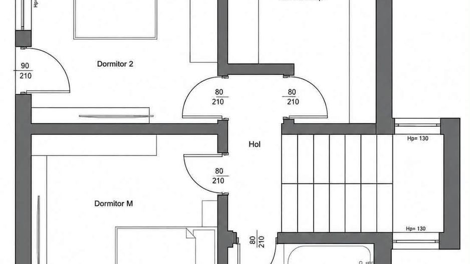 VILĂ P+1E modernă, finisată ”LA CHEIE” , teren 530 mp,  VASLUI, zona LAC DELEA; - Poză 4