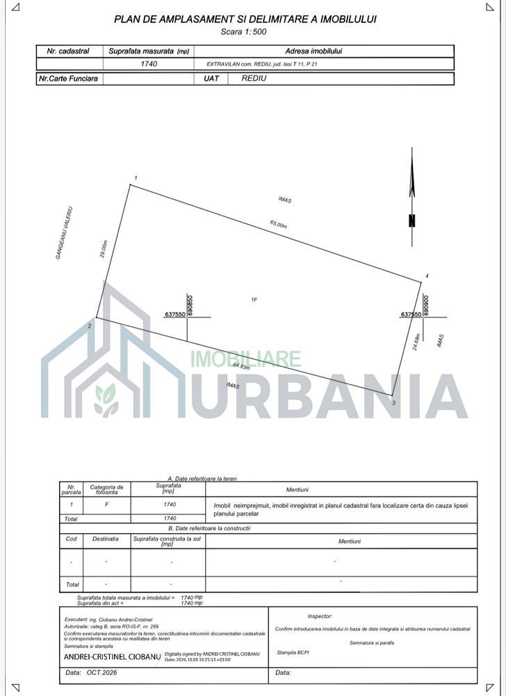 Teren de vânzare în Sat Breazu, Comuna Rediu, Județul Iași - Poză 7