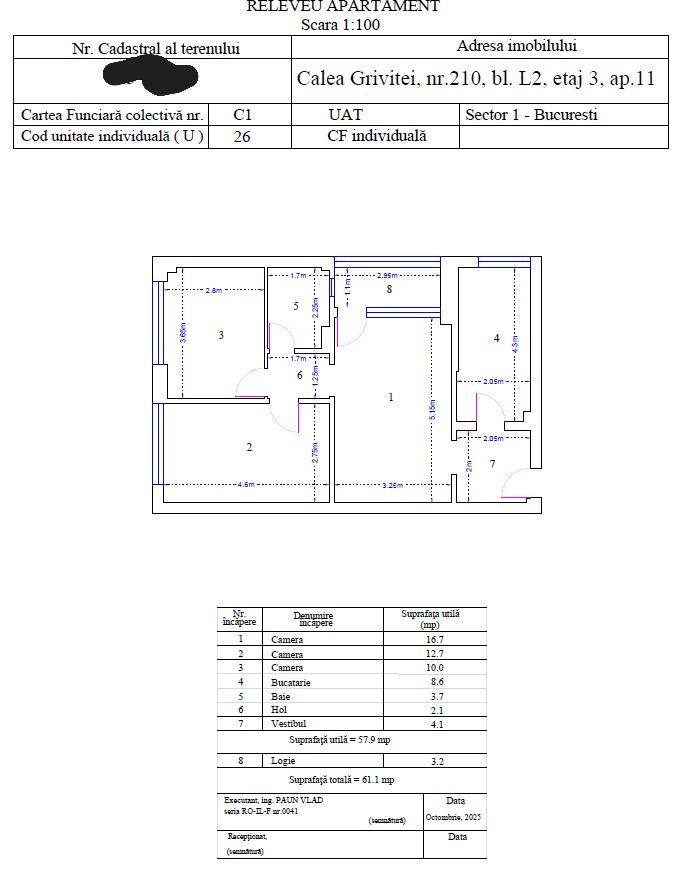 De vânzare – Apartament 3 camere | Calea Griviței 210 | Metrou Grivița - Poză 25