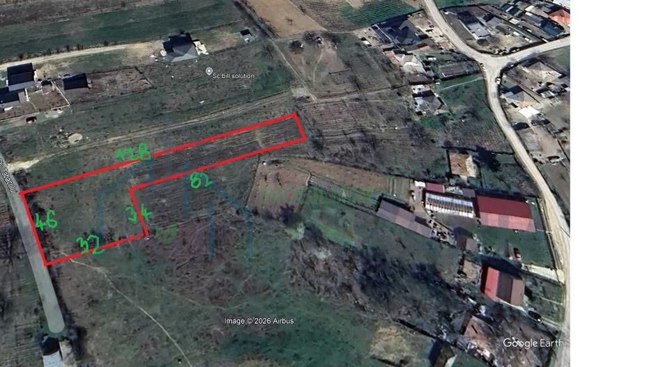 Teren intravilan de vânzare în Tomesti, 3000 mp, cu utilități, 35 euro/mp - Poză 1