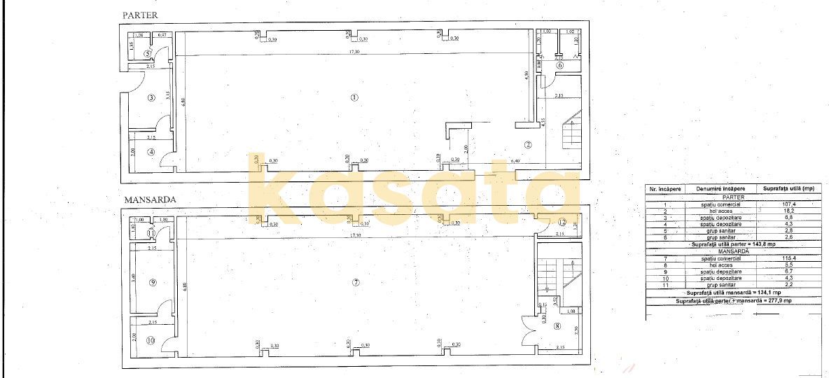 Spațiu comercial premium 278 mp Bragadiru | Echipat + fotovoltaice - Schiță 13