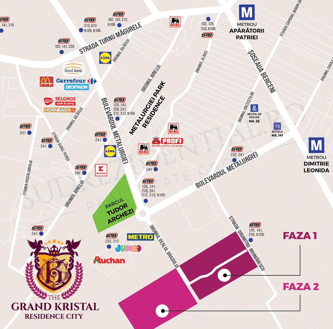 The Grand Kristal - 2 camere decomandate si terasa 85 mp, Sector 4 - Poză 22
