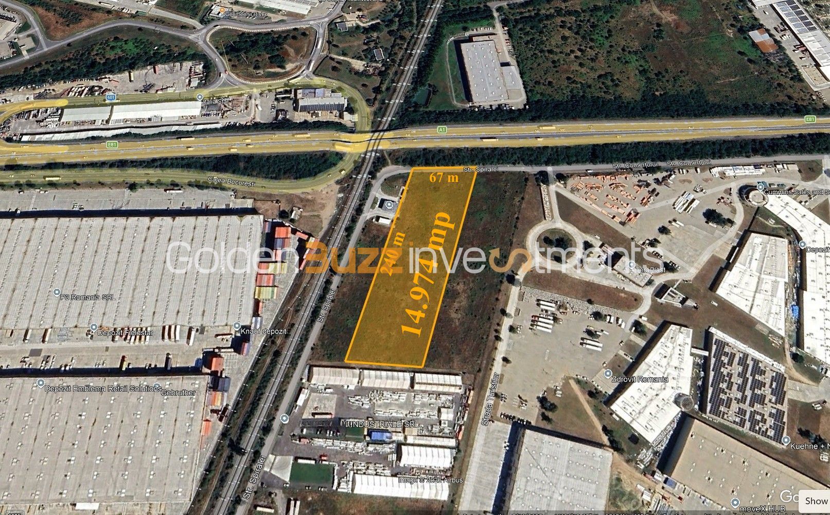 Teren industrial premium – A1 București–Pitești - 1,5 ha - Schiță 8