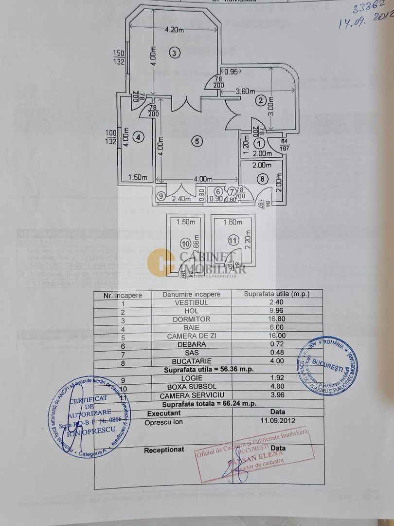 Piața C. A. Rosetti | 2 Camere | 66 mp | Etaj Intermediar - Poză 9