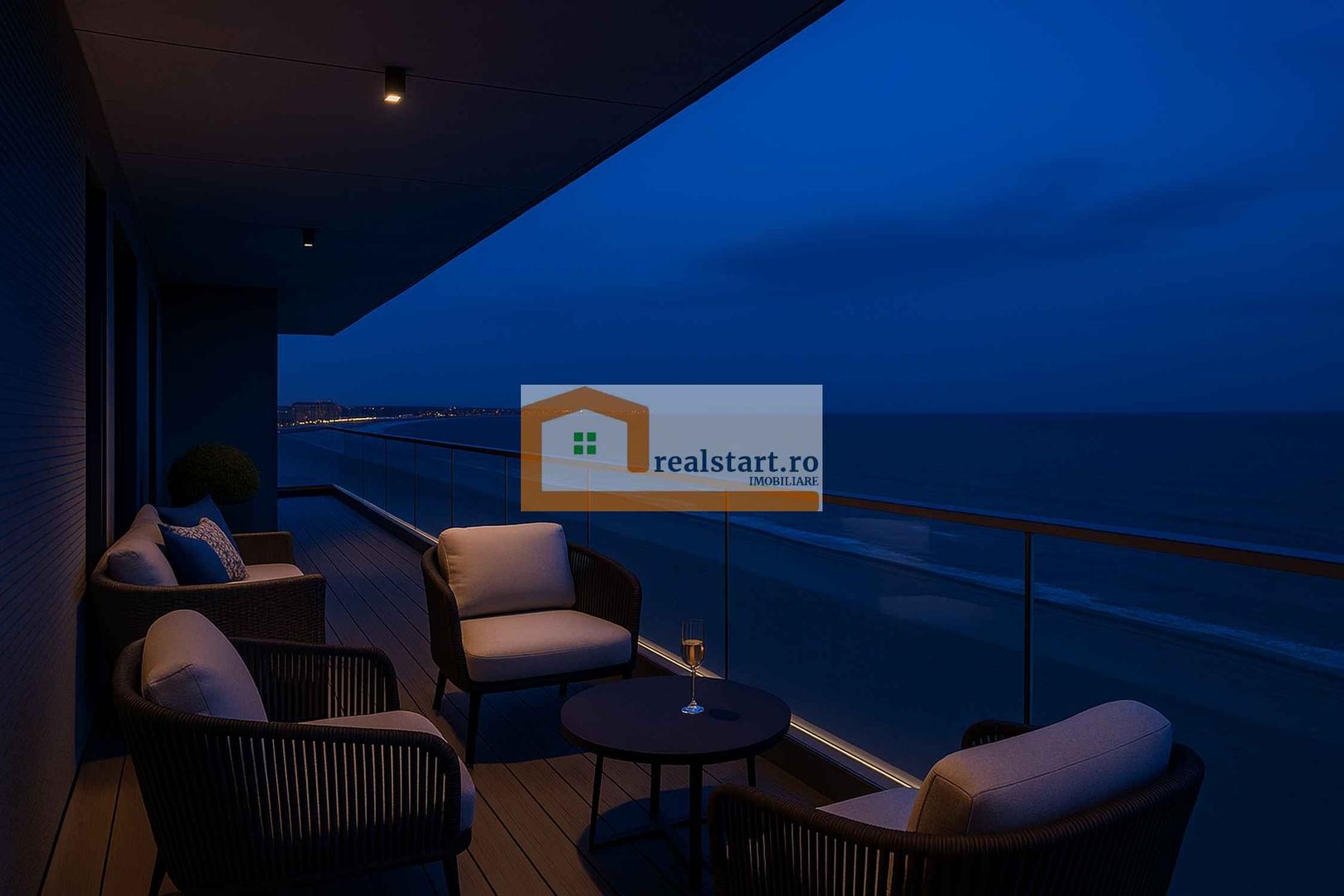 Vedere directa la Mare, Prima linie, Penthouse tip Duplex, bloc Boutique - Poză 9