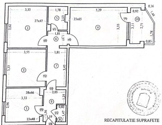 APARTAMENT SUPERB | DECOMANDAT | 3 DORMITOARE | CAPITALE - Poză 13