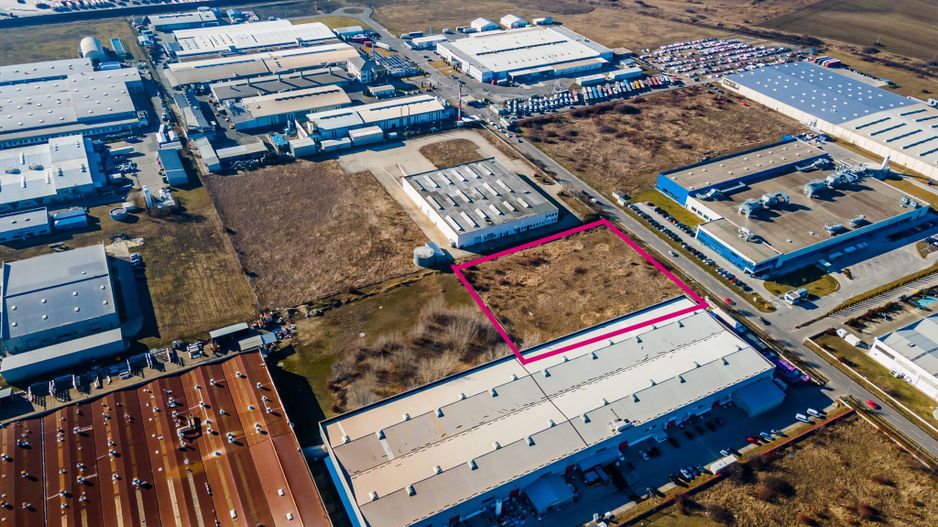 Vânzare Teren Construibil Arad Zona Industrială Vest 8.500 MP - Poză 3