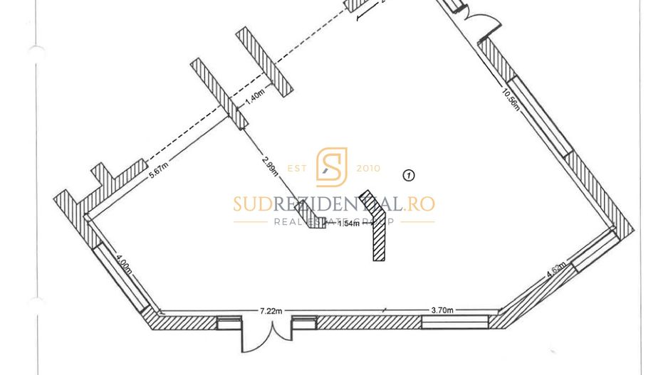 Spațiu Comercial 316.5 mp, Bd-ul Metalurgiei - vitrina stradala - Schiță 8