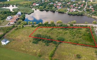 Teren cu vedere la lac, intravilan, Strada Laguna Albastra, Corbeanca - Poză 1