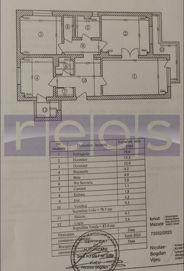 VANZARE 3 CAMERE DECOMANDAT -CALEA DOROBANTI - Poză 21