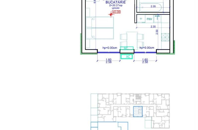 Apartament 07, Corp F – Studio | 40,29 mp | Jabri Nord Residence - Poză 4