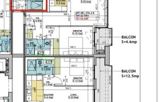 Apartament 2 camere | One Cotroceni | Etaj 3 | - Poză 20