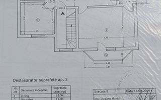 3 cam, 84mp, terasa sticla, curte 69mp, 2 parcari, boxa |Drumul Fermei - Schiță 8