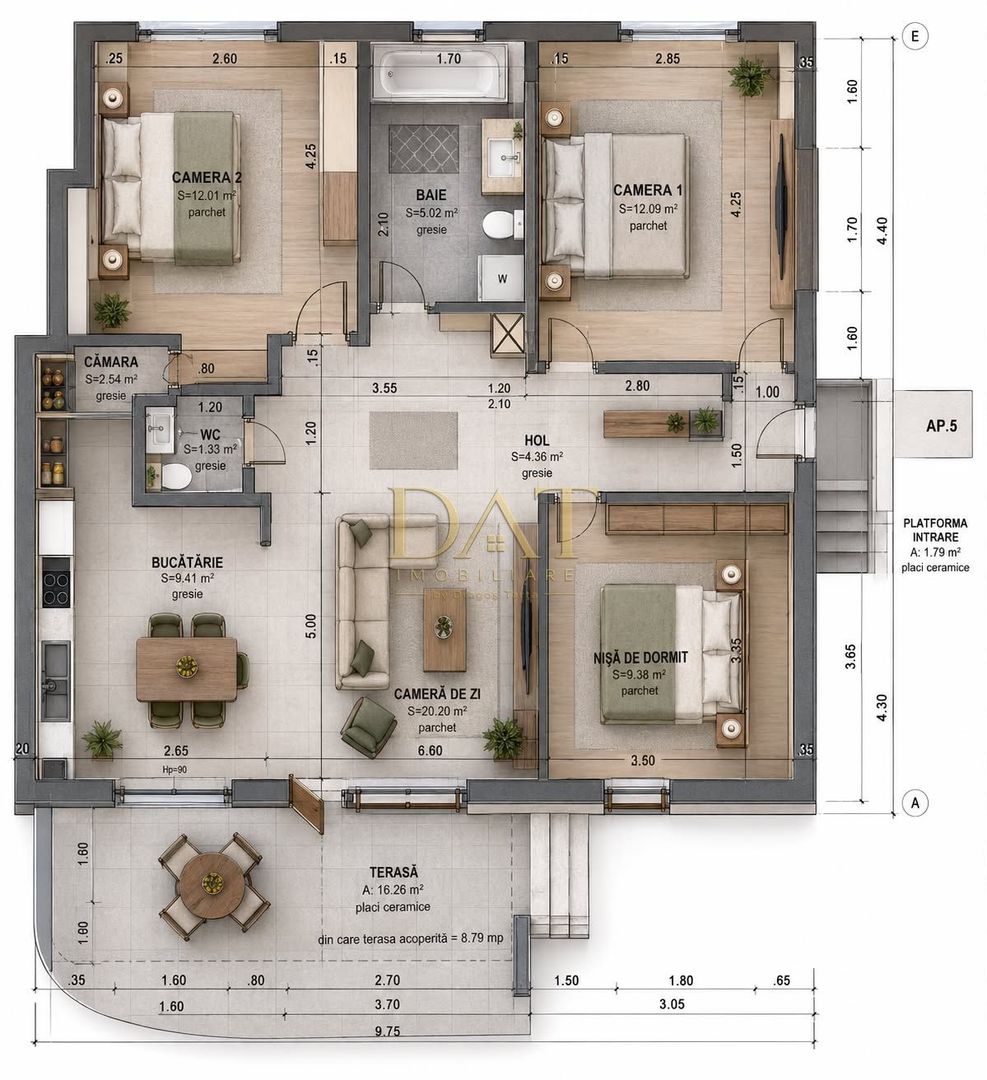 Comision 0% | 4 camere | gradina 105 mp | 2 parcari | zona Petrom - Poză 16
