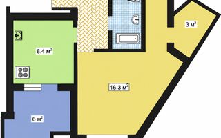 Vânzare, apartament, 1 cameră, bd. Cantemir, Centru - Poză 7
