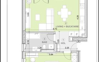 Apartament 2 camere  | Torontalului Ateneo | Prima Inchiriere | Parcare - Poză 9