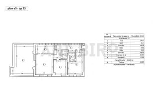 Zero comision, 93mp birou cu terasa Matei Basarab - Delea, 11' metrou - Schiță 8