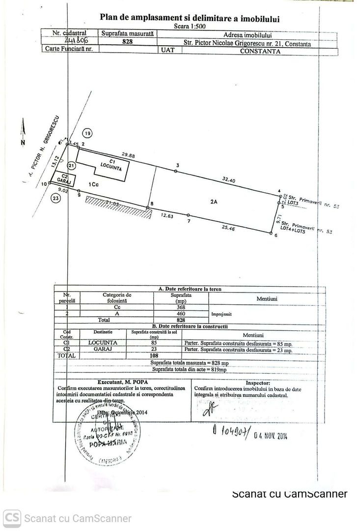 Teren rar, 1600 mp in zona Stadion | Deschidere 25 m | Utilitati - Poză 5