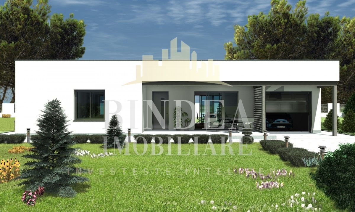 Casa individuala parter cu garaj 813mp teren an 2024 - Poză 2