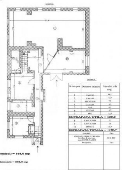 Casa boiereasca renovata Unirii | Curte 70mp | D+P+Pod - Poză 17