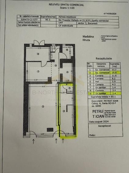 Spațiu comercial stradal | Bd. Theodor Pallady nr. 21 | 17 mp | Metrou - Poză 3