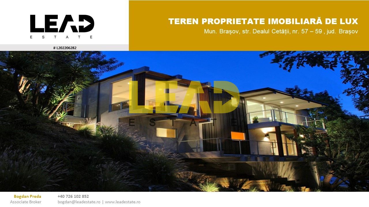 TEREN PROPRIETATE IMOBILIARA DE LUX - Poză 1