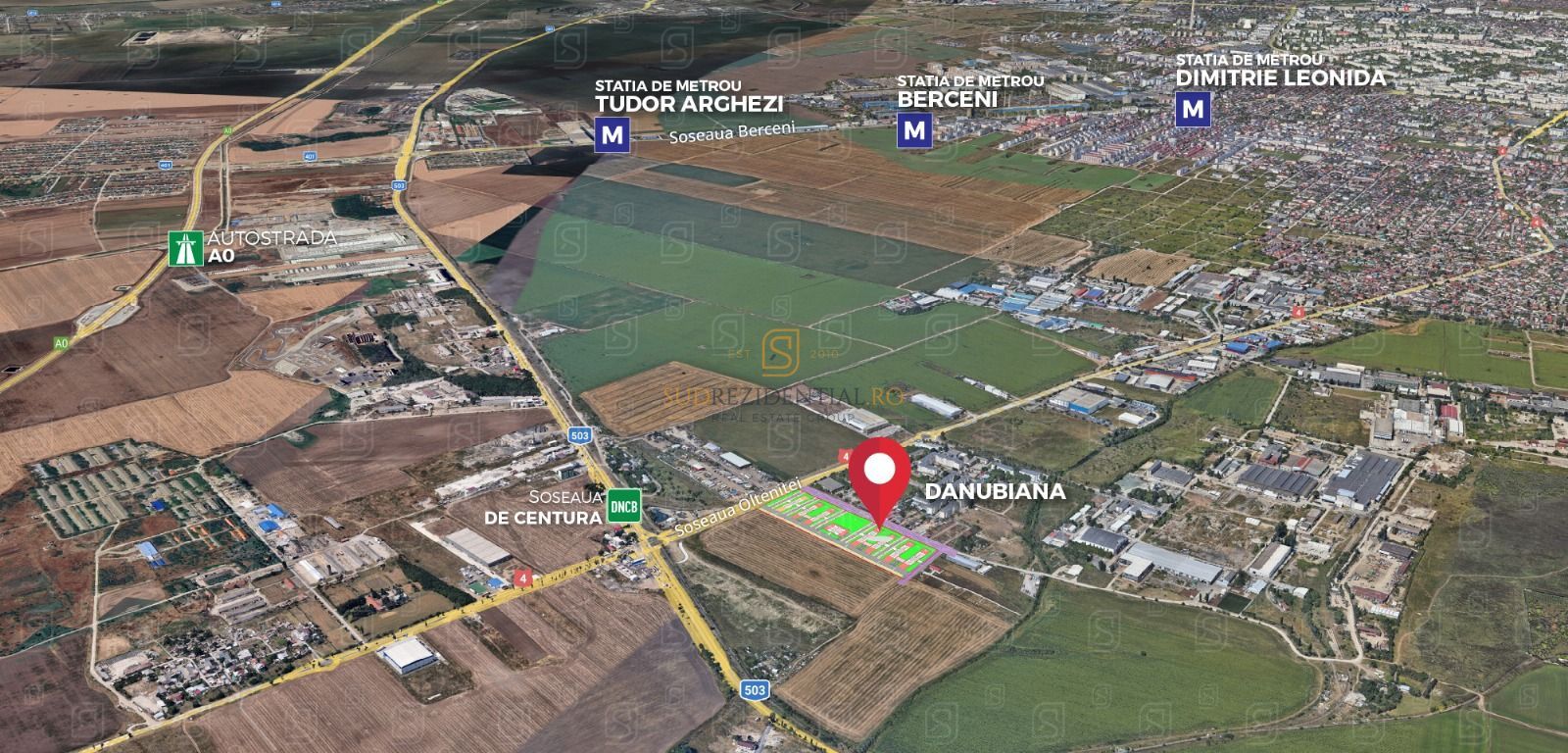 Oportunitate,teren autorizat,8 imobile Ds+P+5E,Sos.Oltenitei-Danubiana - Poză 1