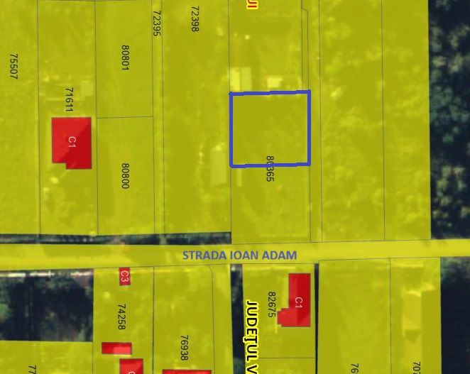 Teren 500 mp, str. Ioan Adam, zona Moara Grecilor - Silver Mall; - Poză 3