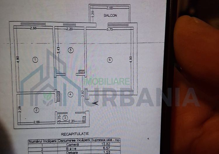 Apartament 2 camere, decomandat - Poză 7