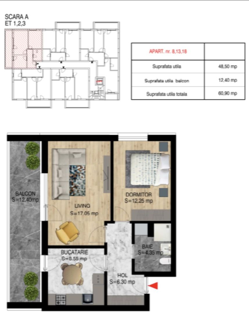 AP. 2CAM. BLOC IN CURS DE FINALIZARE/ IKEA PALLADY,SCOALA BRAUNER! - Poză 1