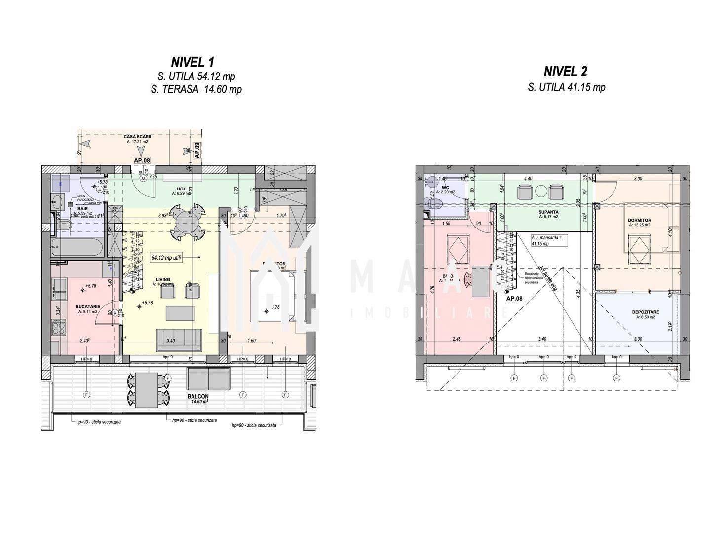Penthouse pe 2 niveluri - FINISAT LA CHEIE - intabulat I Comision 0% - Poză 12