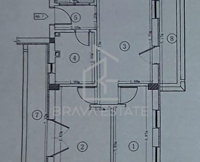 Apartament 3 camere , 43mp , 2 balcoane, zona Eroilor Floresti - Poză 16