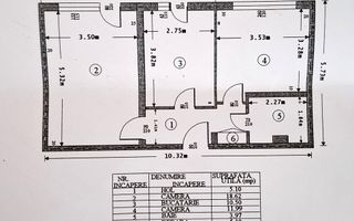 Apartament cu 2 camere, decomandat, confort 1, zona Republicii - Poză 10